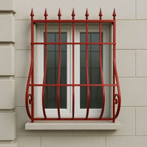 حفاظ پنجره مدل نیزه ای قوس دار