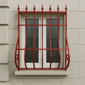 حفاظ پنجره مدل نیزه ای قوس دار