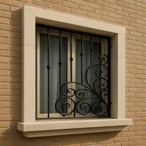 حفاظ پنجره مدل گل پیچ حفاظ پنجره مدل گل پیچ