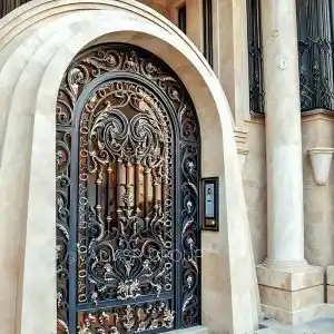 درب حیاط آهنی با تولید سفارشی