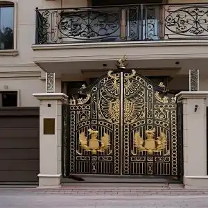 درب پارکینگ فرفورژه سفارشی