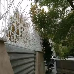 هزینه تولید و نصب شاخ گوزنی | نرده حفاظ دیوار 60 تا 120 ارتفاع