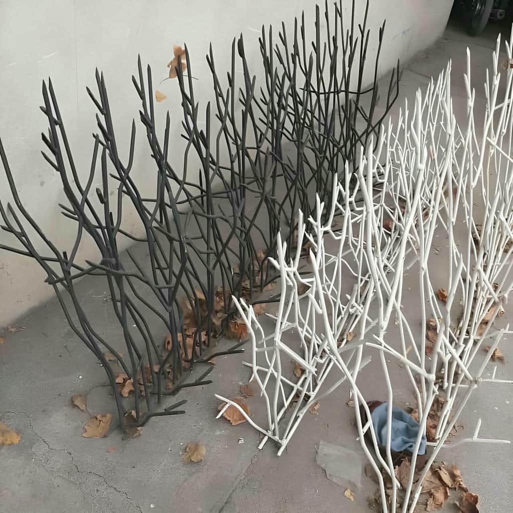 تصویر حفاظ شاخ گوزنی با رنگ قهوهای سوخته