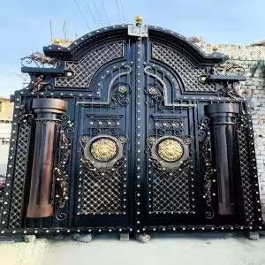 درب فلزی ساده و شیک ورودی ساختمان