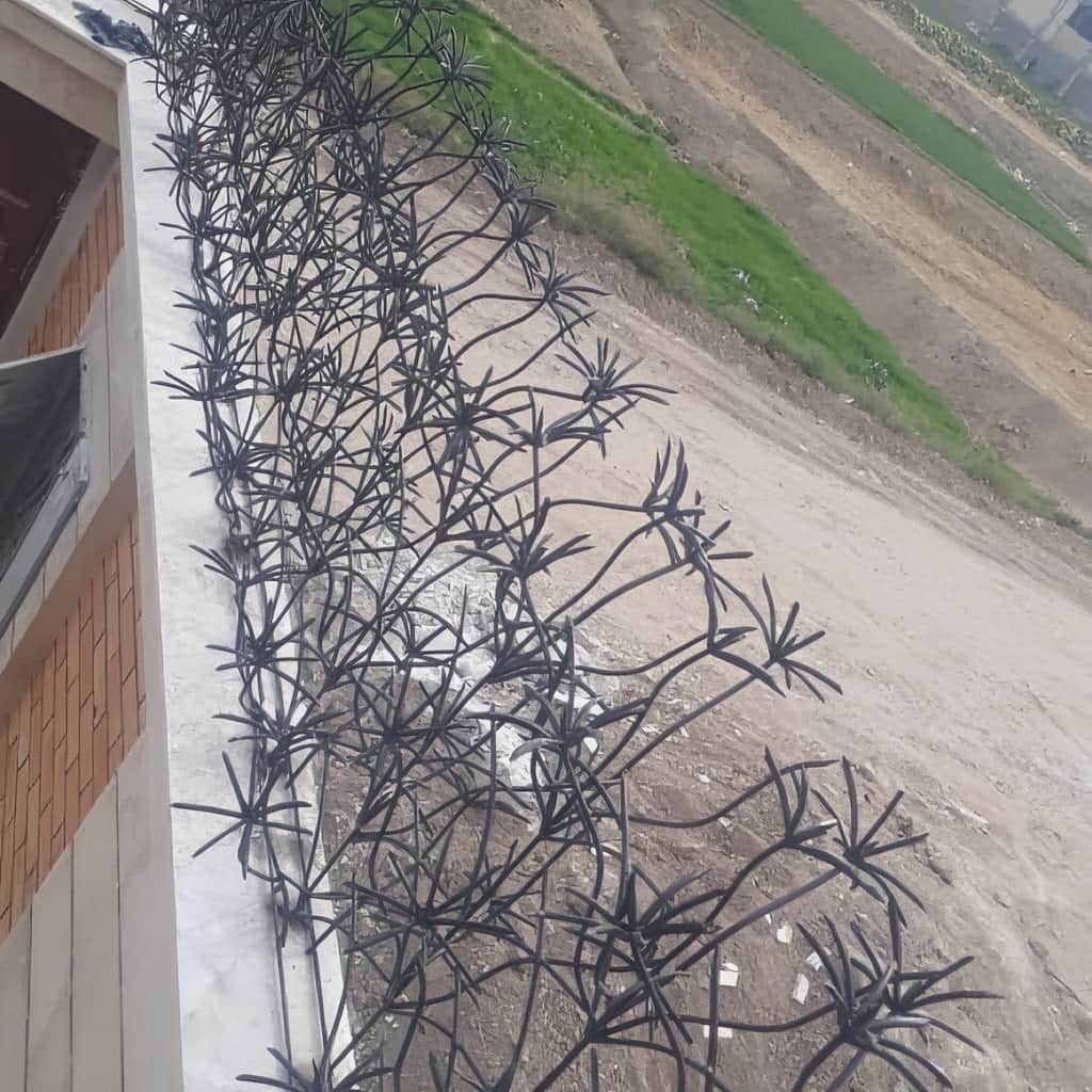 جزئیات جوشکاری حفاظ نخل مرداب و خمکاری حرفه&zwnj;ای شاخه&zwnj;ه