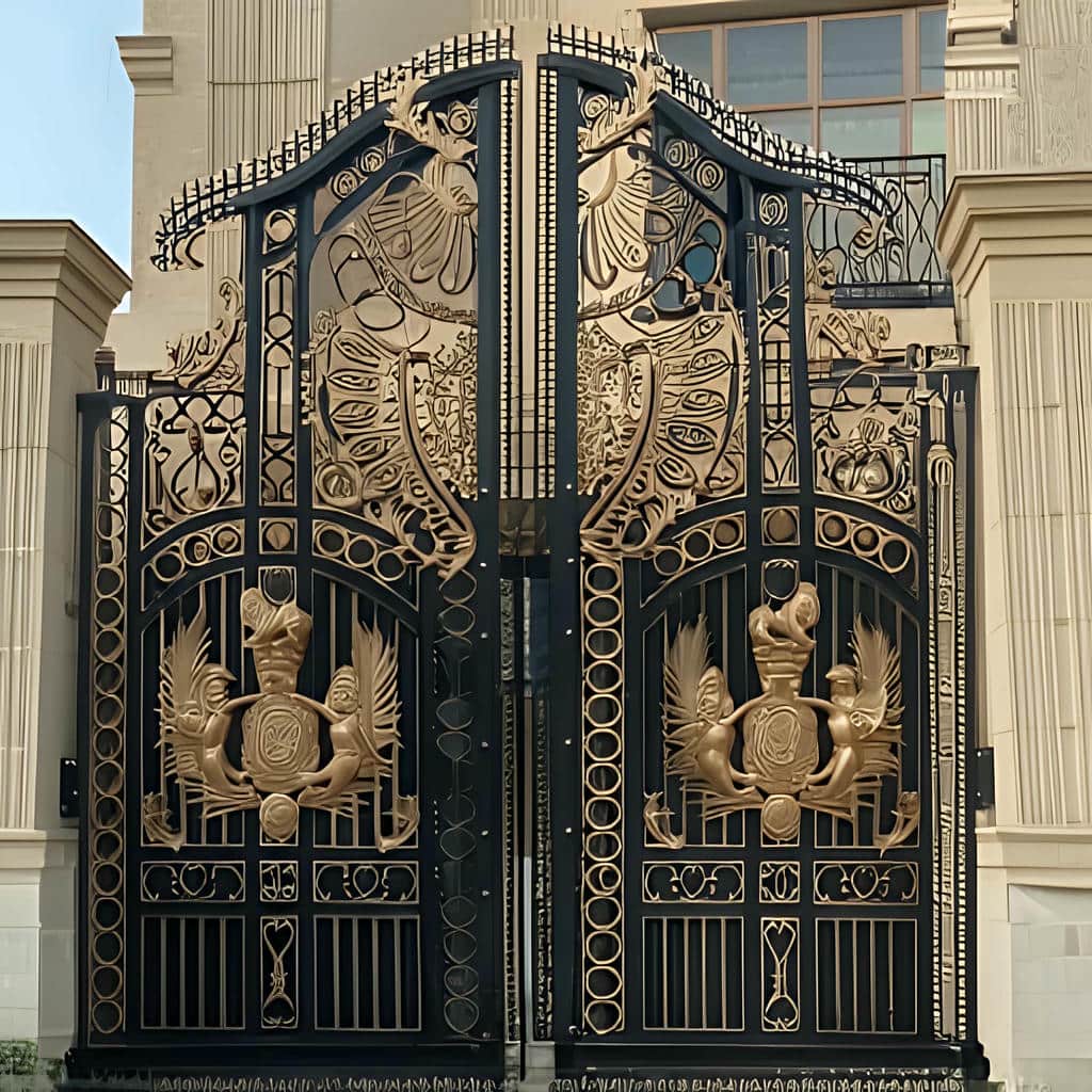 درب فرفورژه فلزی سفارشی