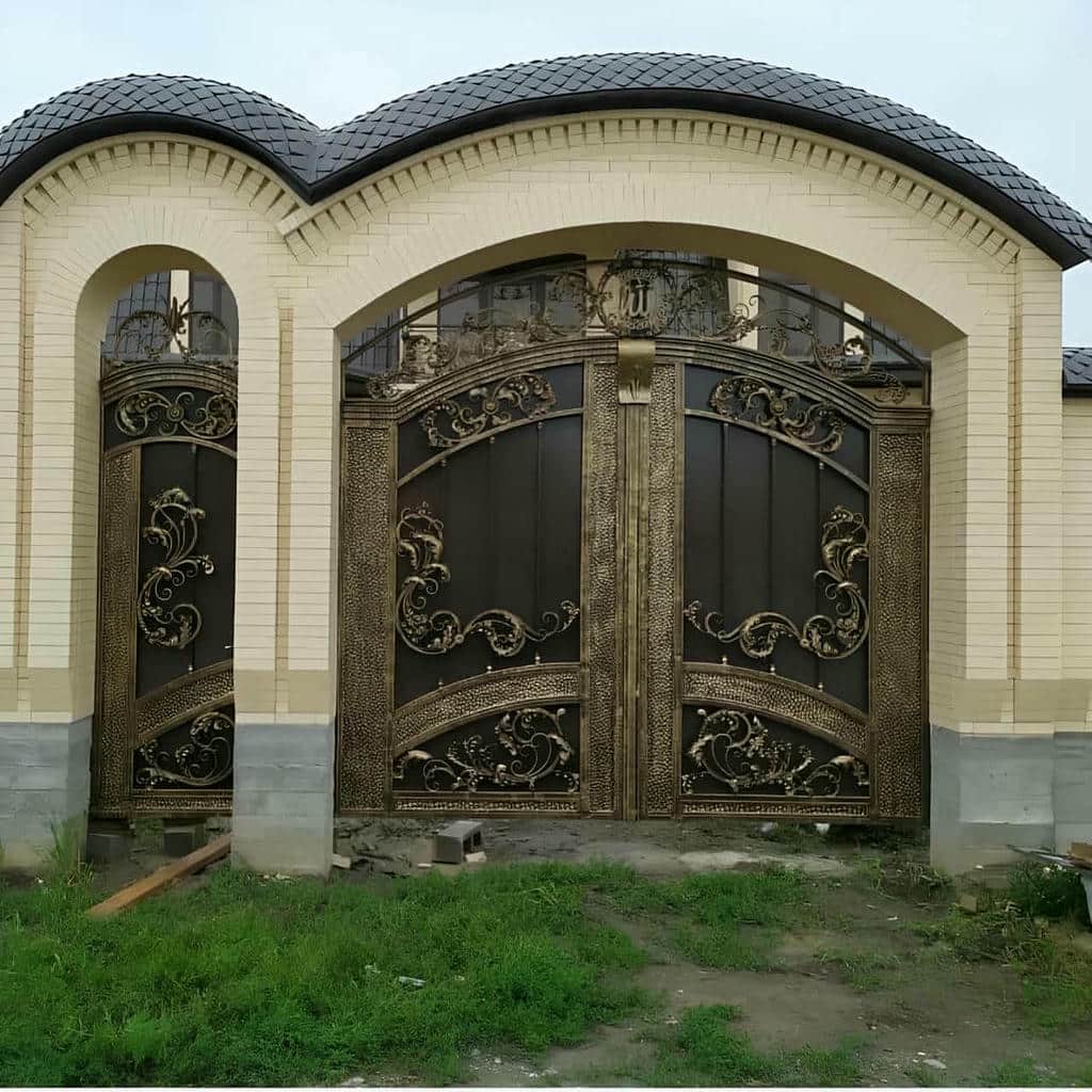نصب درب حیاط مدرن در پردیس