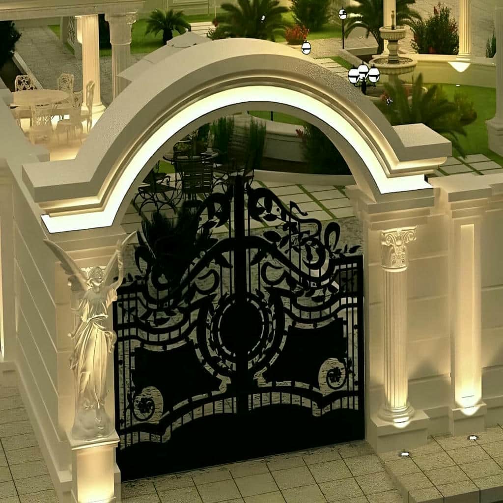 خرید درب حیاط مدرن در نیشابور