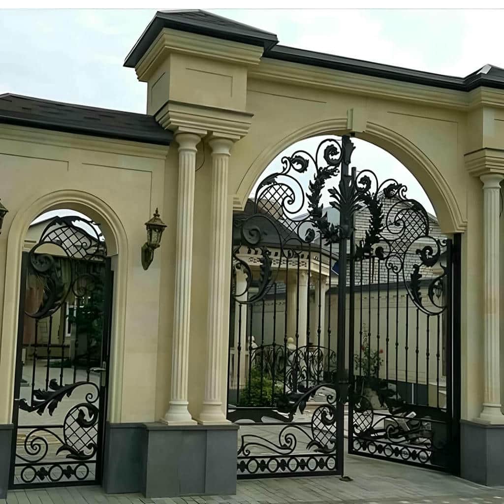 قیمت درب حیاط فرفورژه در محمودآباد