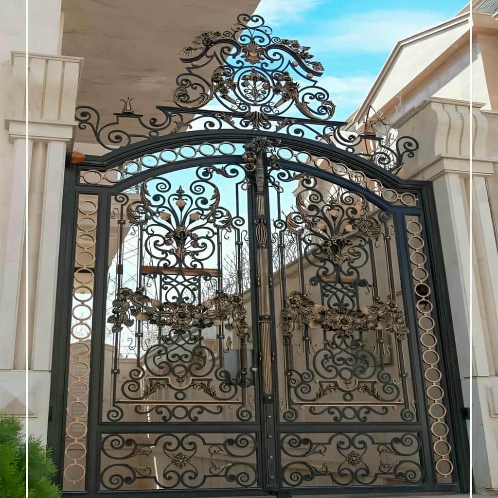 قیمت درب حیاط فرفورژه در آبسرد