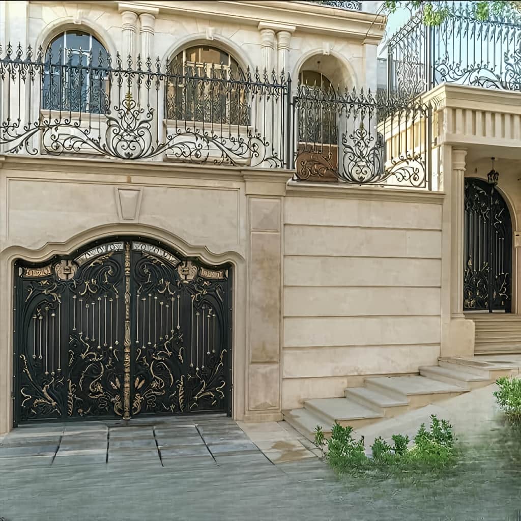 خرید درب حیاط خطوط ساده در آبسرد