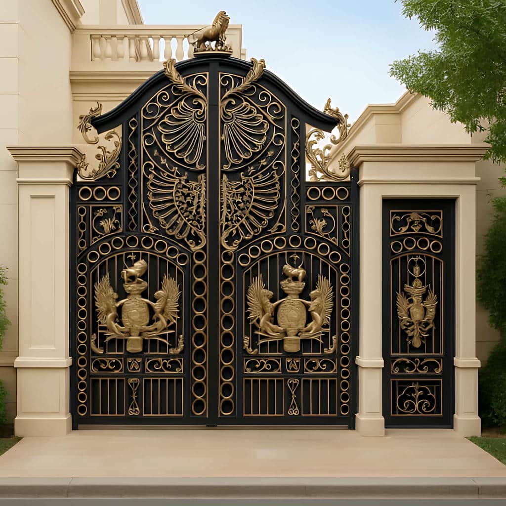 قیمت درب حیاط فرفورژه در بومهن