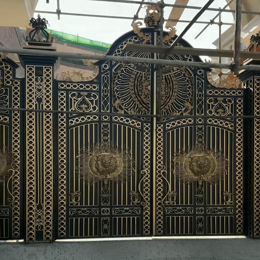 فروش درب حیاط رنگ کوره ای در آبادان