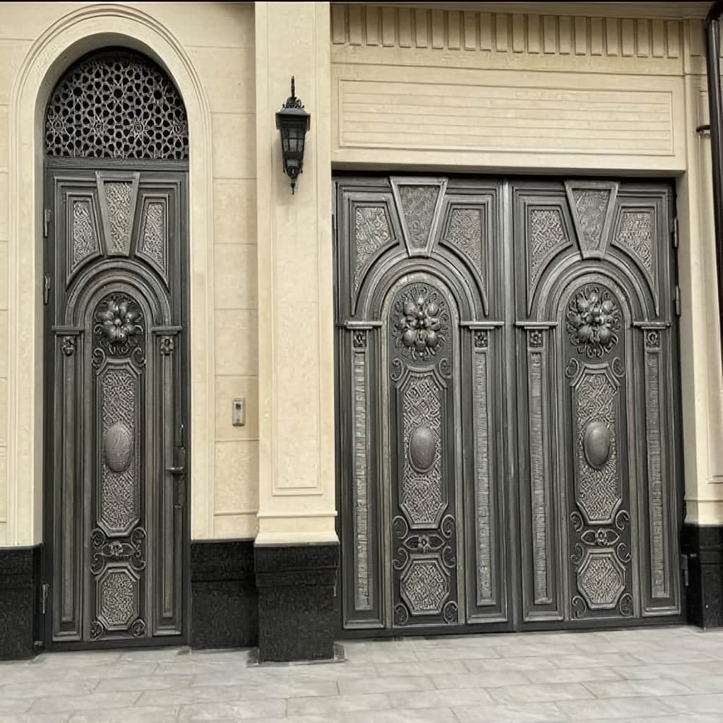 کارخانه درب حیاط سفارشی سازی طرح در قم