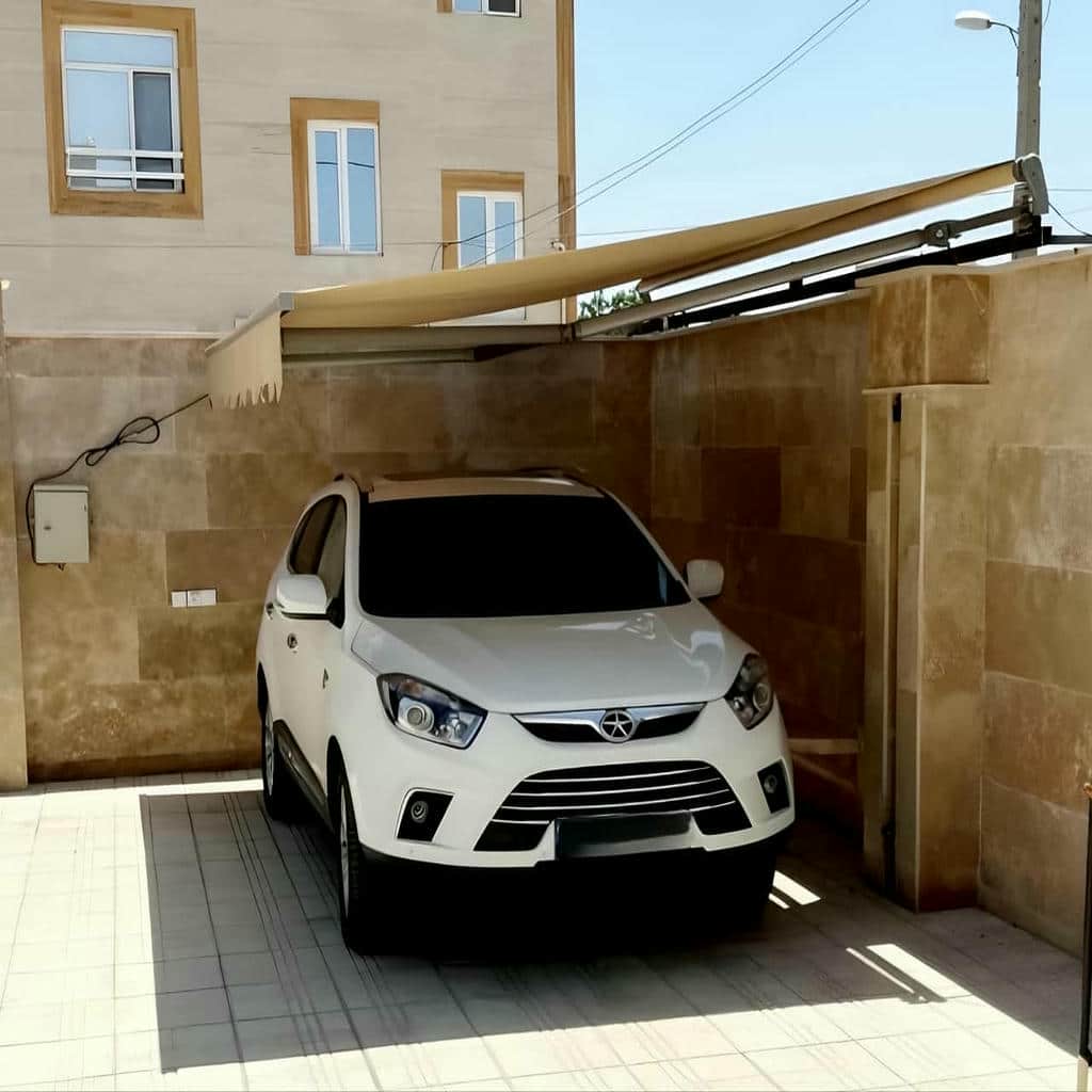 قیمت سایبان برقی یراق استاندارد در کمال شهر