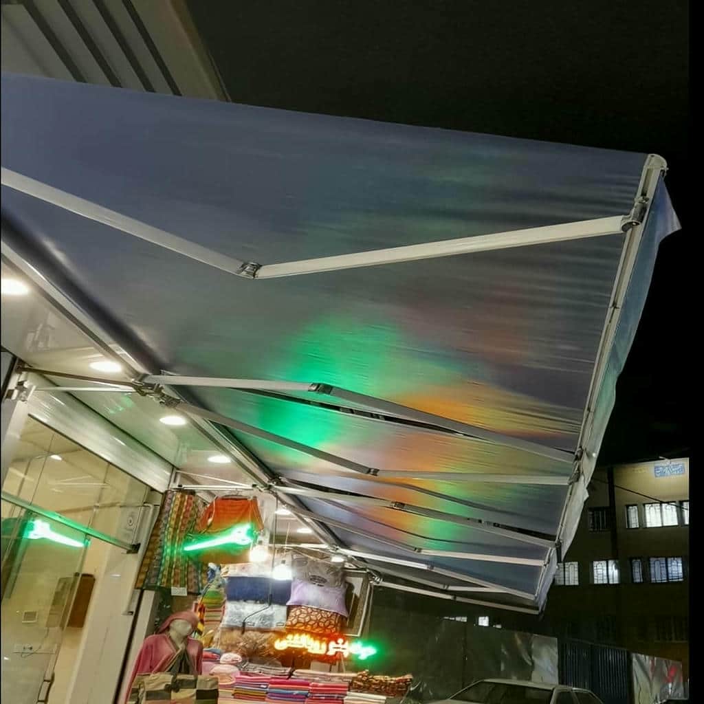 کارخانه سایبان برقی سازه مقاوم در کیش