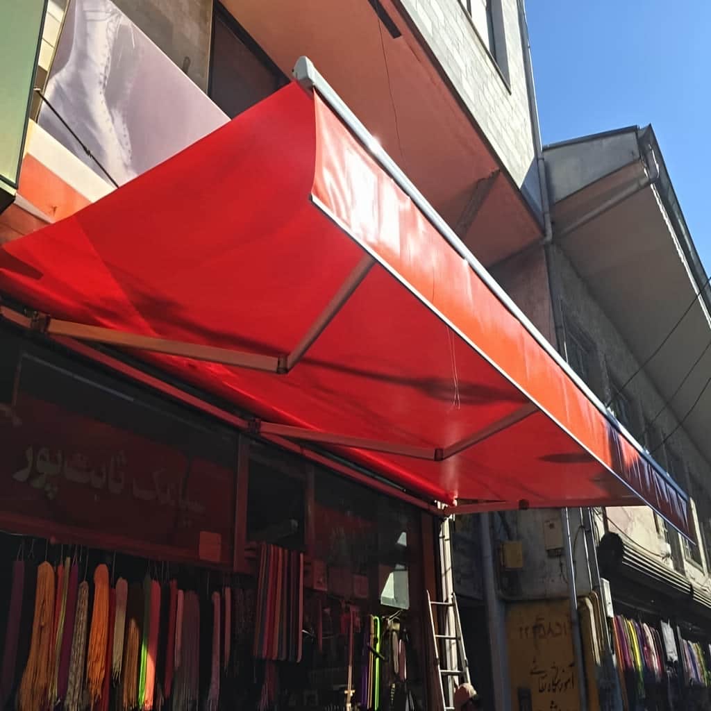 نصب سایبان برقی تراس در چابهار