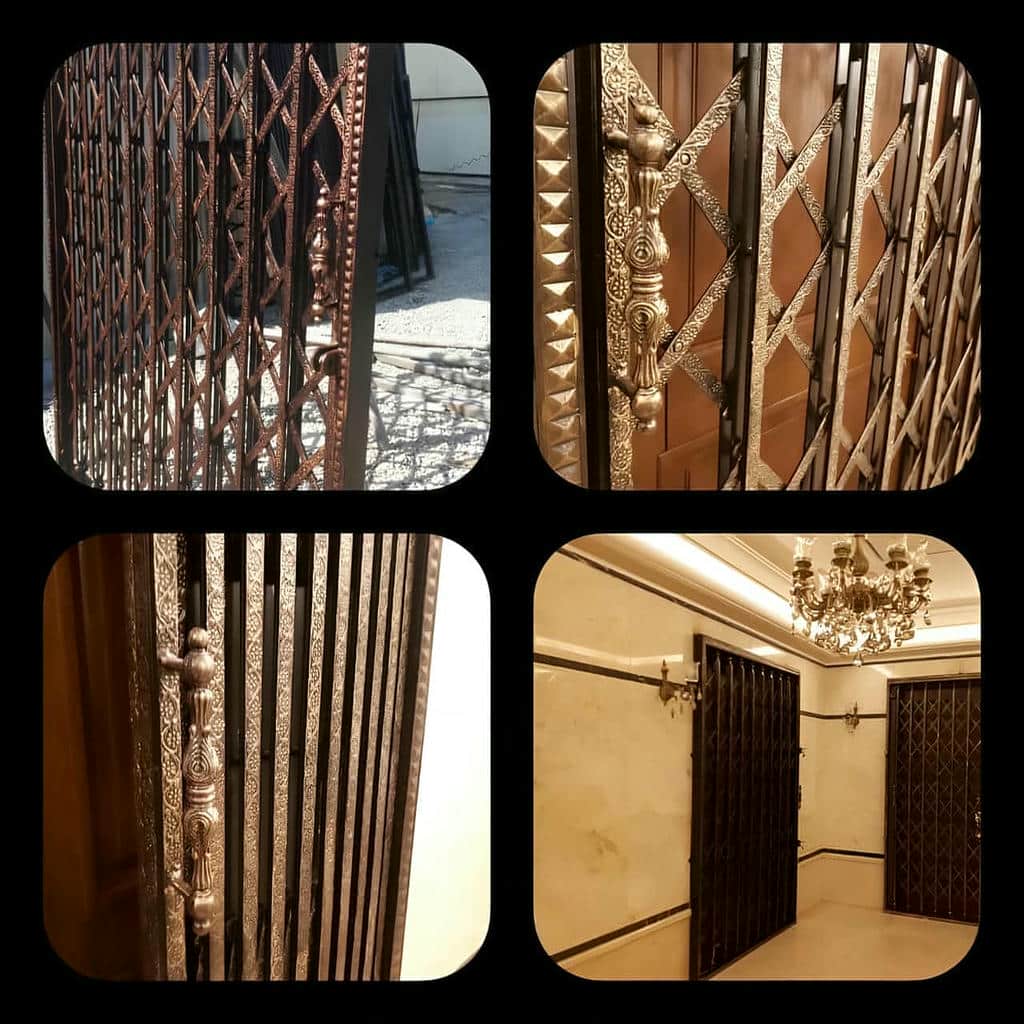 قیمت درب آکاردئونی کم‌جا در رشت