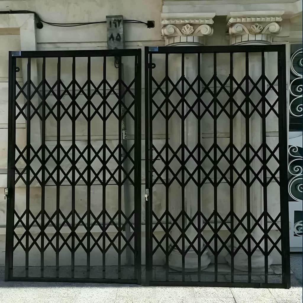 قیمت درب آکاردئونی قفل ضدبرش در قشم