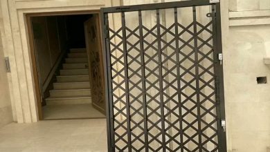درب آکاردئونی در یزد