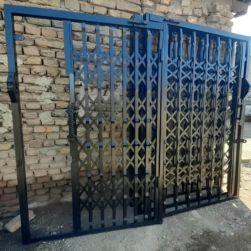 نصب درب آکاردئونی ریل تاشو در بابل