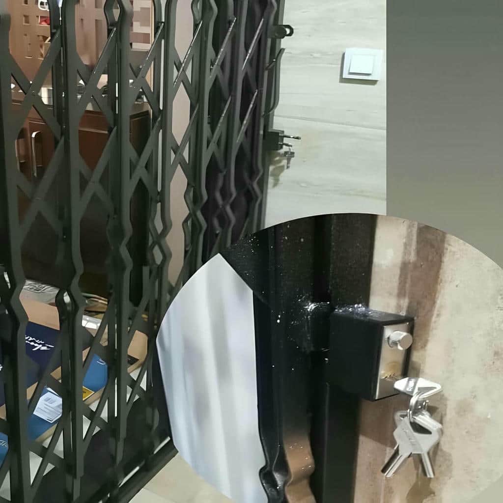 نصب درب آکاردئونی تاشو کمجا در قائمشهر