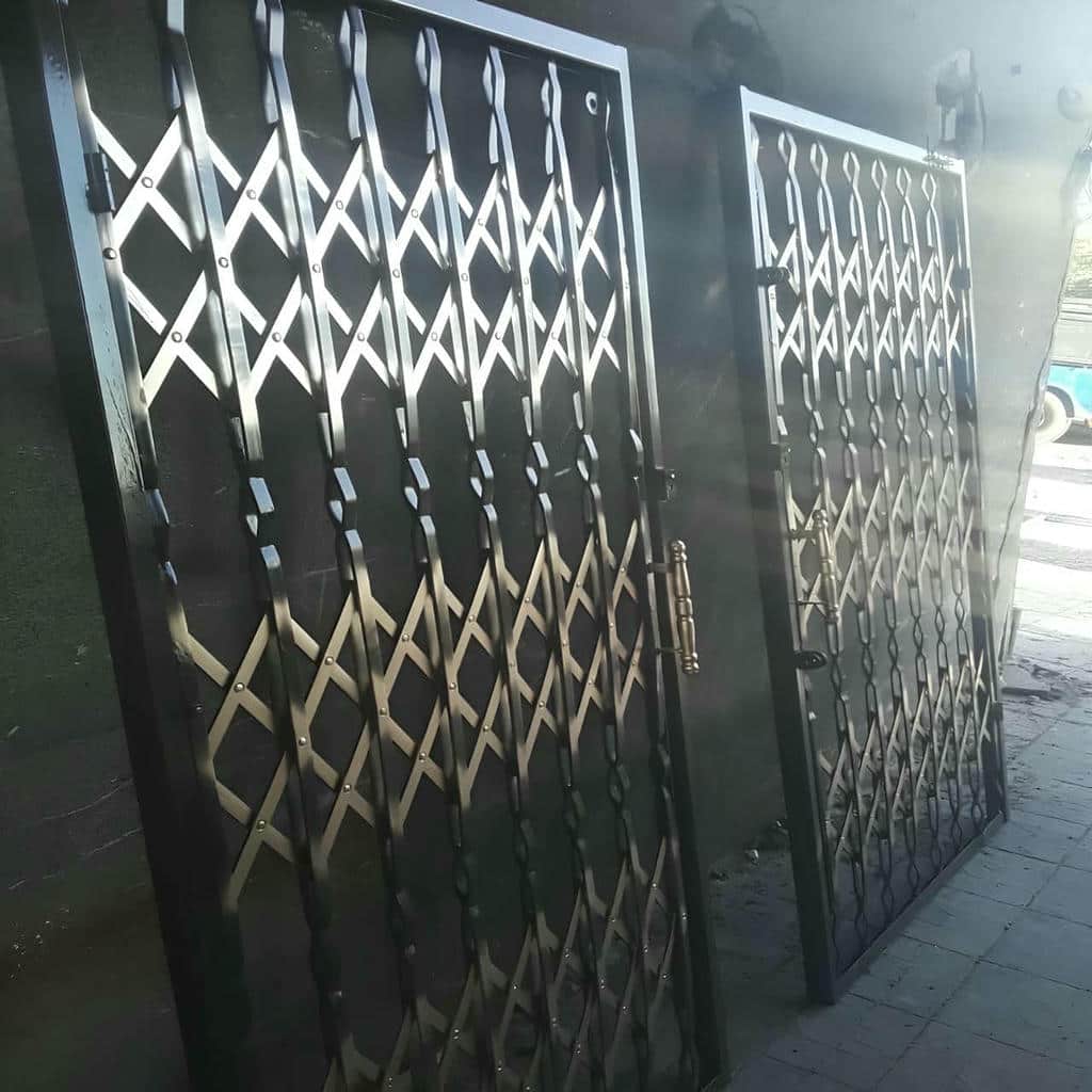 قیمت درب آکاردئونی چهارگل در ملارد