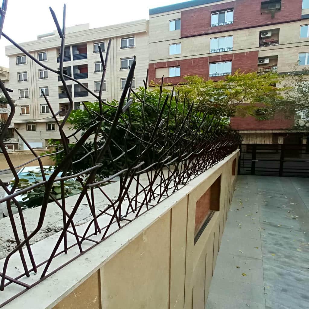 نصب حفاظ شاخ گوزنی نوک تیز در پردیس
