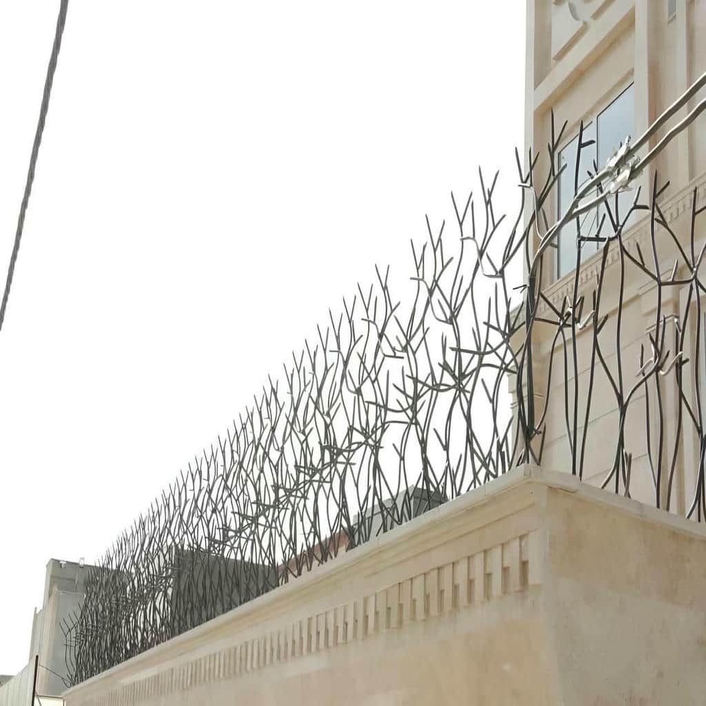 نصب حفاظ شاخ گوزنی ضدزنگ در اردبیل