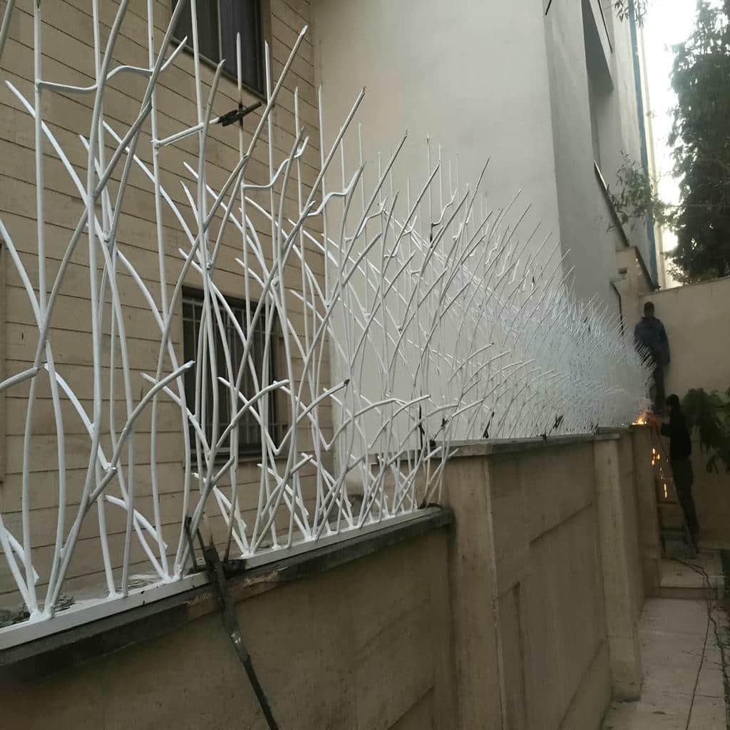 نصب حفاظ شاخ گوزنی ضدزنگ در یزد