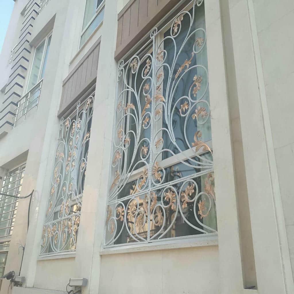 خرید حفاظ پنجره مدل فرفورژه مدرن در بجنورد