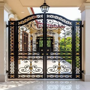 درب حیاط در ساری