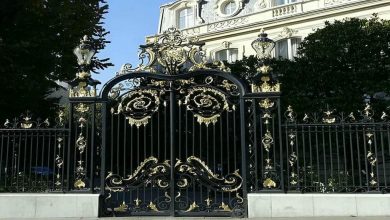 درب حیاط در نیشابور
