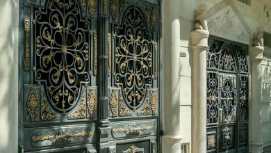 درب حیاط در گنبدکاووس