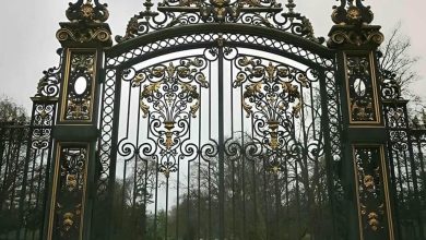 درب حیاط در کاشان