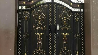 درب حیاط در بومهن