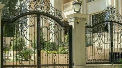 درب حیاط در چالوس