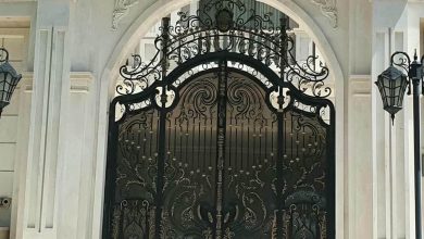 درب حیاط در آبادان