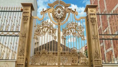 درب حیاط در قائمشهر