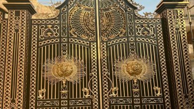 درب حیاط در ایرانشهر
