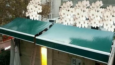 سایبان برقی در هشتگرد