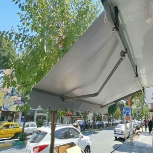 سایبان برقی در چالوس