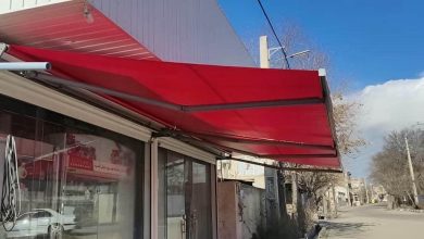 سایبان برقی در سیرجان
