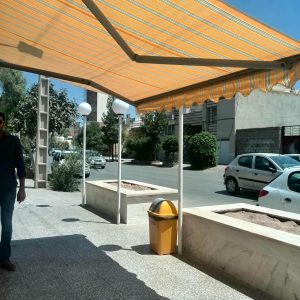 سایبان برقی در بندر دیلم