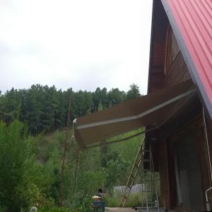 سایبان برقی در سمنان
