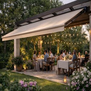 سایبان برقی در بندر لنگه