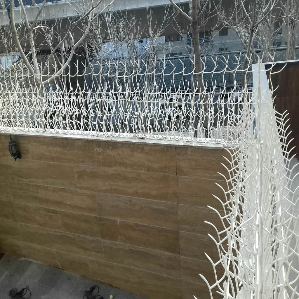 حفاظ سرنیزه ای با برش منظم قطعات فلزی