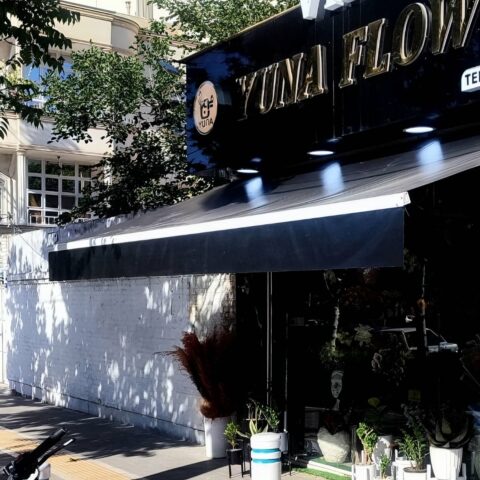 سایبان برقی با سنسور باد و باران و فریم مقاوم سایبان برقی مجهز به سنسور باد و باران