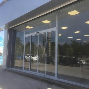 12 مدل درب اتوماتیک شیشه ای بانک کنترل ورود