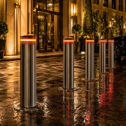 راهبند ستونی مقاوم برای امنیت بالا